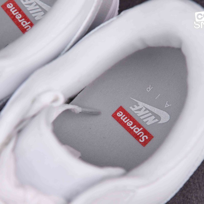 Giày Supreme x Nike Air Force 1 Low White Best Quality