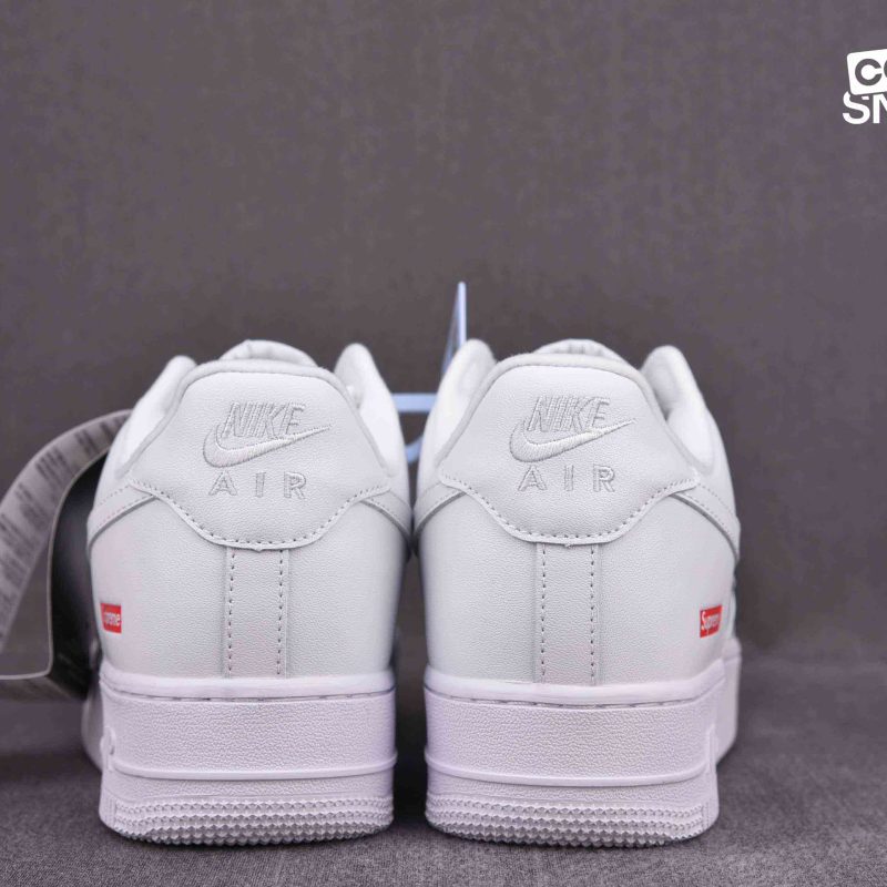 Giày Supreme x Nike Air Force 1 Low White Best Quality