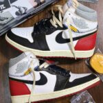 Giày Union LA x Air Jordan 1 Retro High NRG ‘Black Toe’ Best Quality