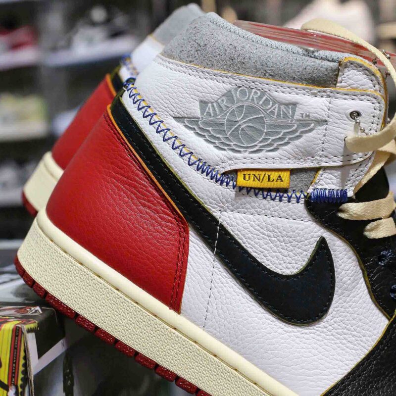 Giày Union LA x Air Jordan 1 Retro High NRG ‘Black Toe’ Best Quality