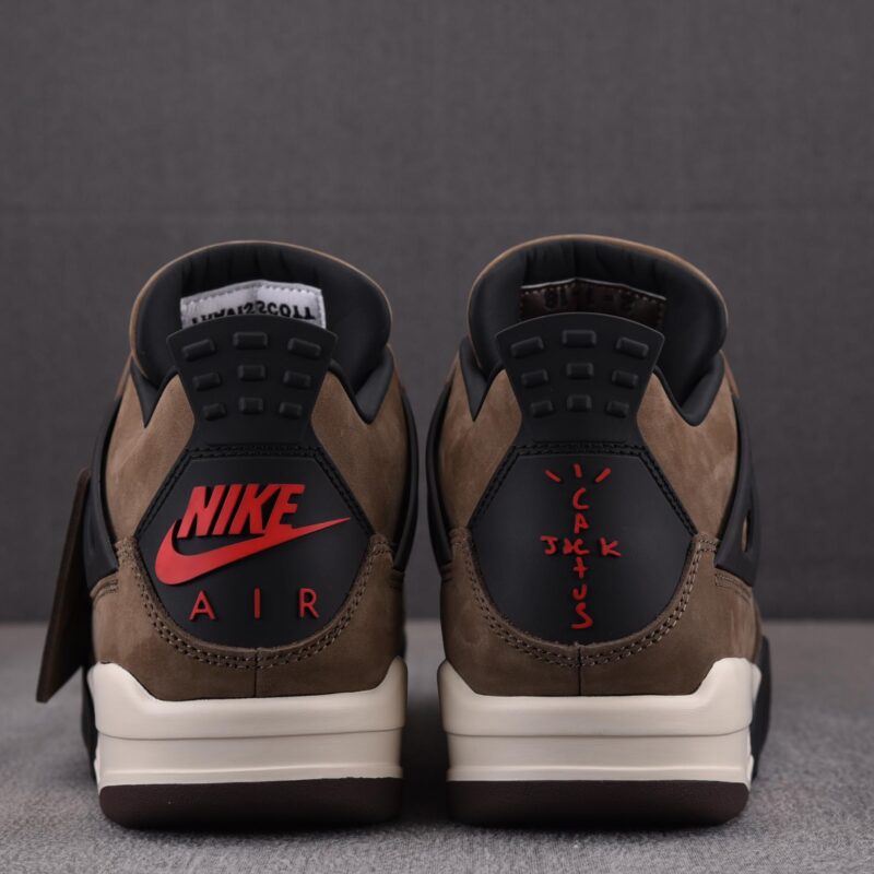 Giày Air Jordan 4 x Travis Scott 'Mocha Brown' Best Quality