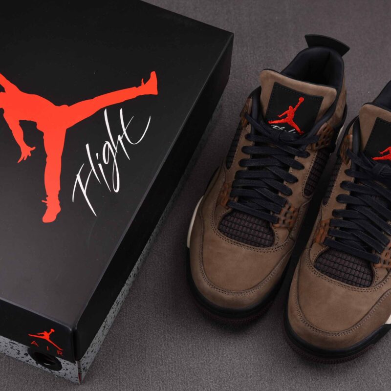 Giày Air Jordan 4 x Travis Scott 'Mocha Brown' Best Quality