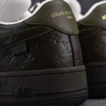 Giày Louis Vuitton x Nike Air Force 1 'Olive' Best Quality