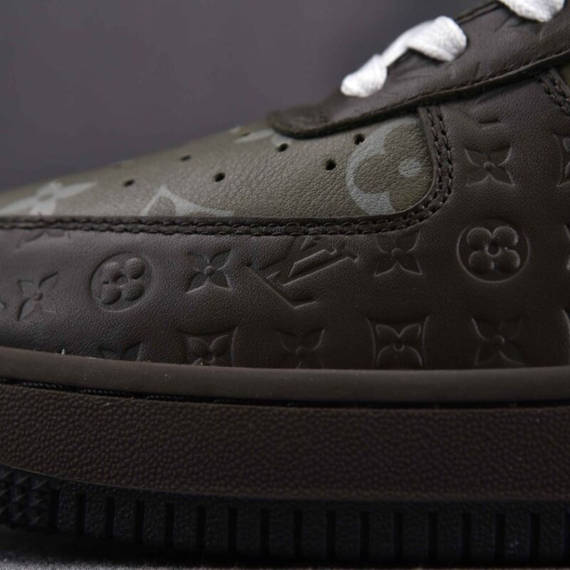 Giày Louis Vuitton x Nike Air Force 1 'Olive' Best Quality