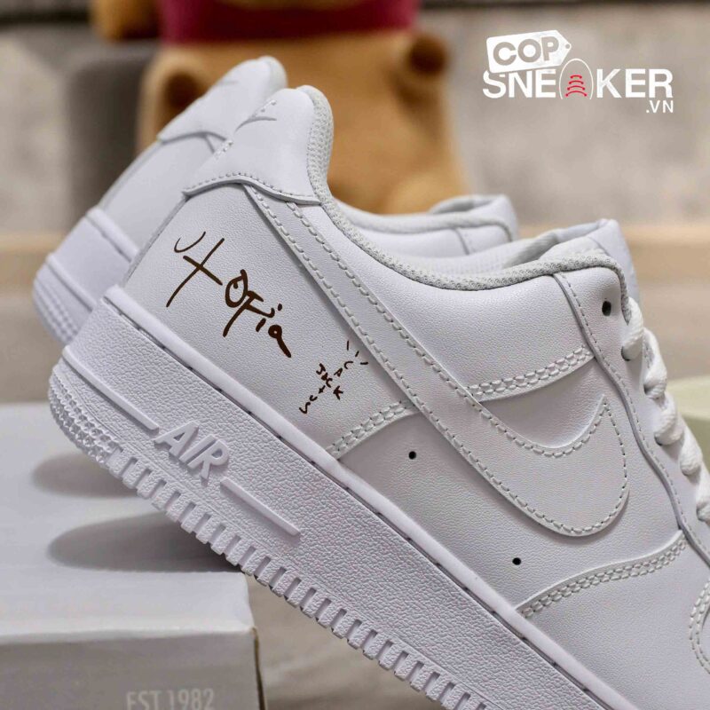 Giày Nike Air Force 1 Low '07 White Travis Scott Cactus Jack (Utopia Edition) Best Quality