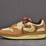 Giày Nike Air Max 1 x Travis Scott Cactus Jack 'Wheat' Best Quality