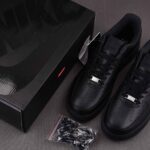 Giày Supreme x Nike Air Force 1 Low Black Best Quality