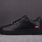 Giày Supreme x Nike Air Force 1 Low Black Best Quality