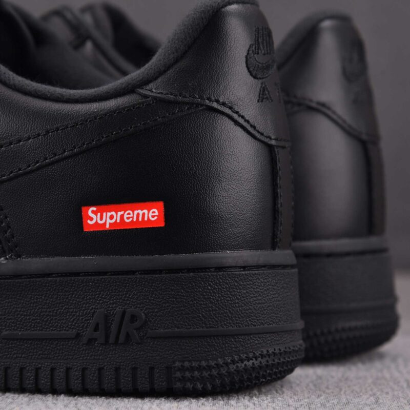 Giày Supreme x Nike Air Force 1 Low Black Best Quality