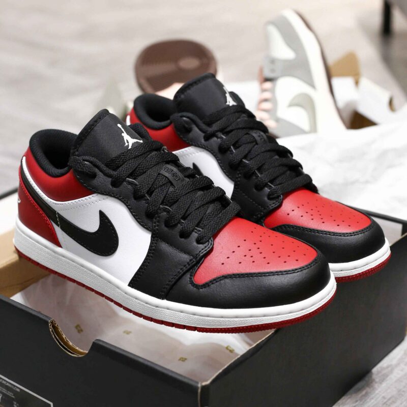 Giày Air Jordan 1 Low ‘Bred Toe’ Best Quality