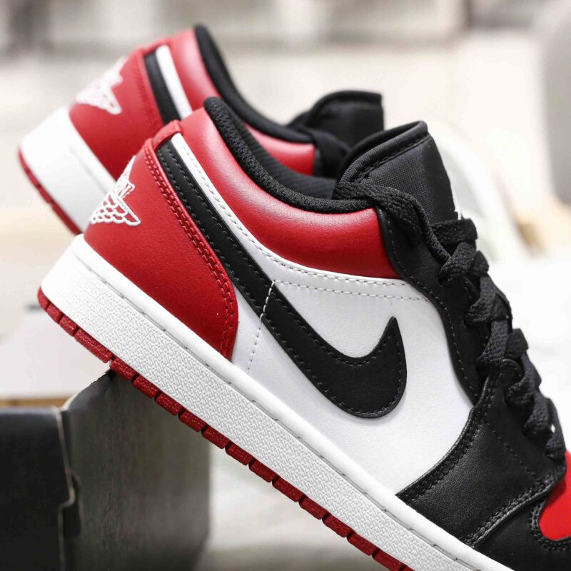 Giày Air Jordan 1 Low ‘Bred Toe’ Best Quality