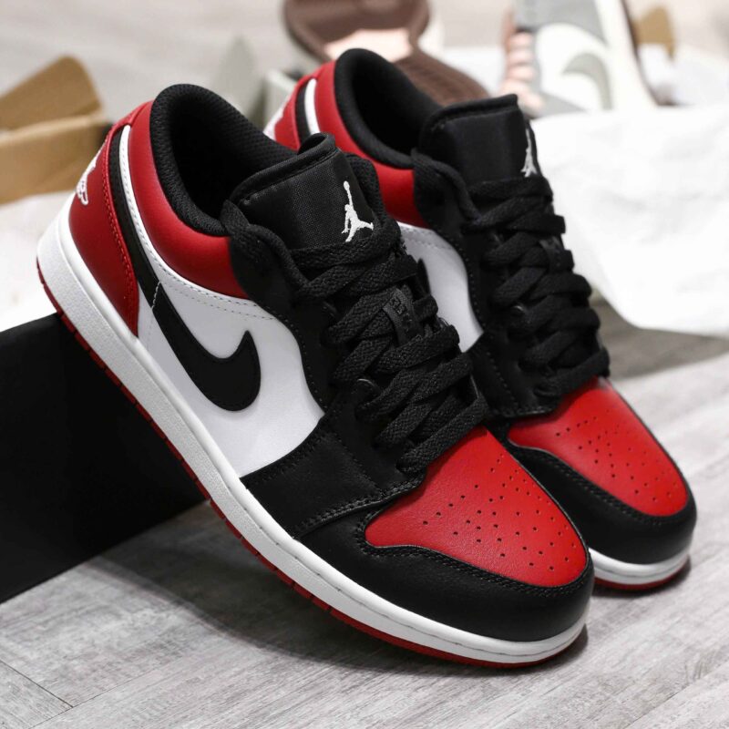 Giày Air Jordan 1 Low ‘Bred Toe’ Best Quality