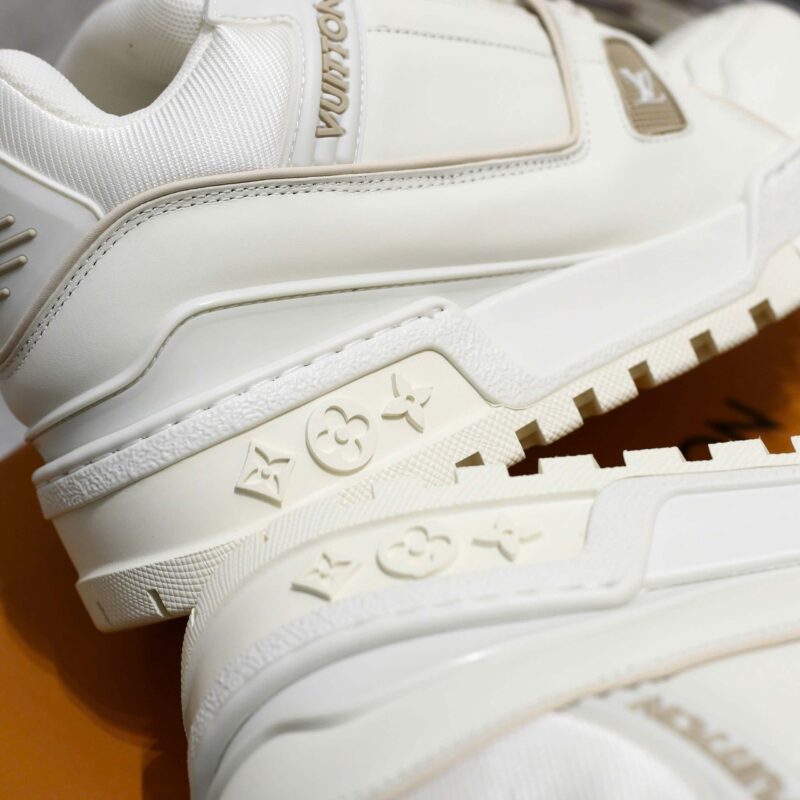 Giày Louis Vuitton LV Trainer Maxi Calf Leather White Best Quality