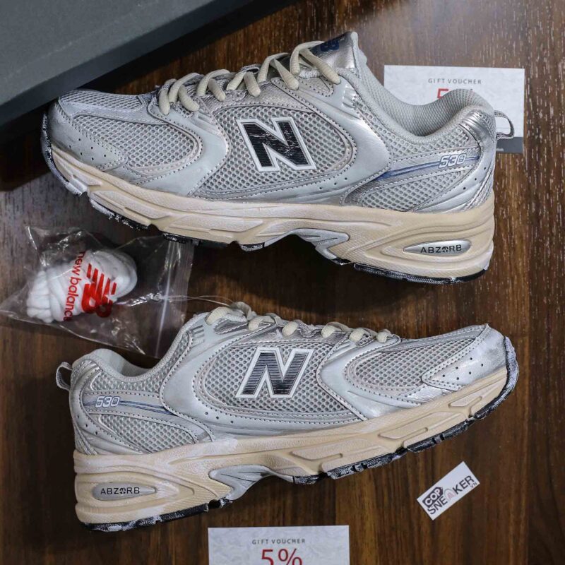 Giày New Balance 530 Vintage Metallic Silver Best Quality