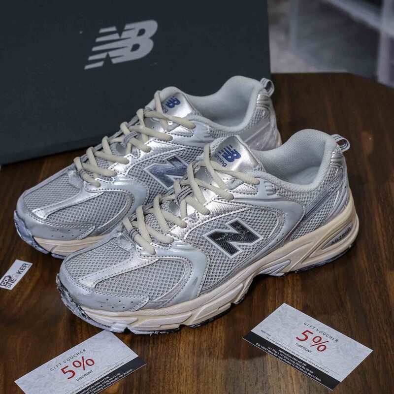 Giày New Balance 530 Vintage Metallic Silver Best Quality