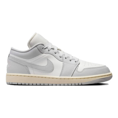 (Chính hãng) Giày Nike Air Jordan 1 Low Light Grey Sail