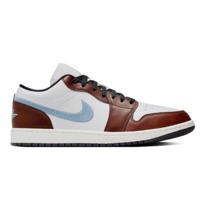 (Chính hãng) Giày Nike Air Jordan 1 Retro Low SE Brown Blue