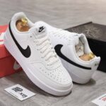 Giày Nike Court Vision Low Next Nature White Black Best Quality