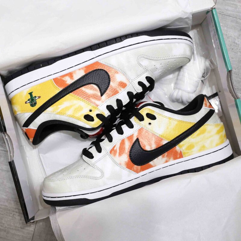 Giày Nike SB Dunk Low Raygun Tie-Dye White Best Quality