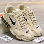 Giày Nike x Stussy Air Zoom Spiridon Caged Fossil Best Quality