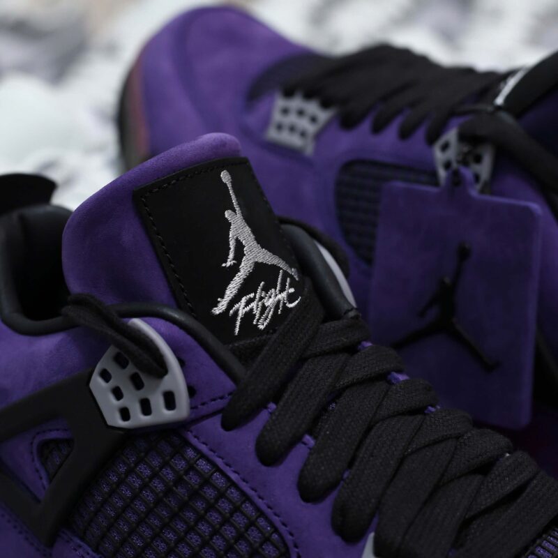 Giày Air Jordan 4 Retro Travis Scott Purple Best Quality