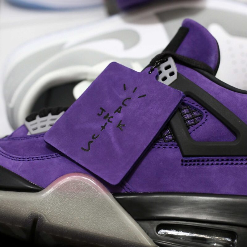 Giày Air Jordan 4 Retro Travis Scott Purple Best Quality