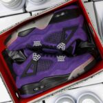 Giày Air Jordan 4 Retro Travis Scott Purple Best Quality