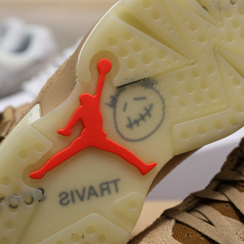 Giày Nike Travis Scott x Air Jordan 6 Retro ‘British Khaki’ Best Quality