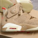 Giày Nike Travis Scott x Air Jordan 6 Retro ‘British Khaki’ Best Quality