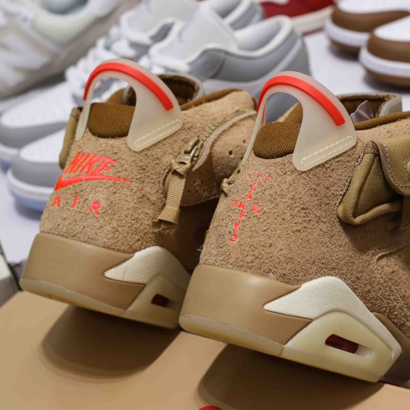 Giày Nike Travis Scott x Air Jordan 6 Retro ‘British Khaki’ Best Quality